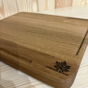 Deska do krojenia dębowa – kanapkowa